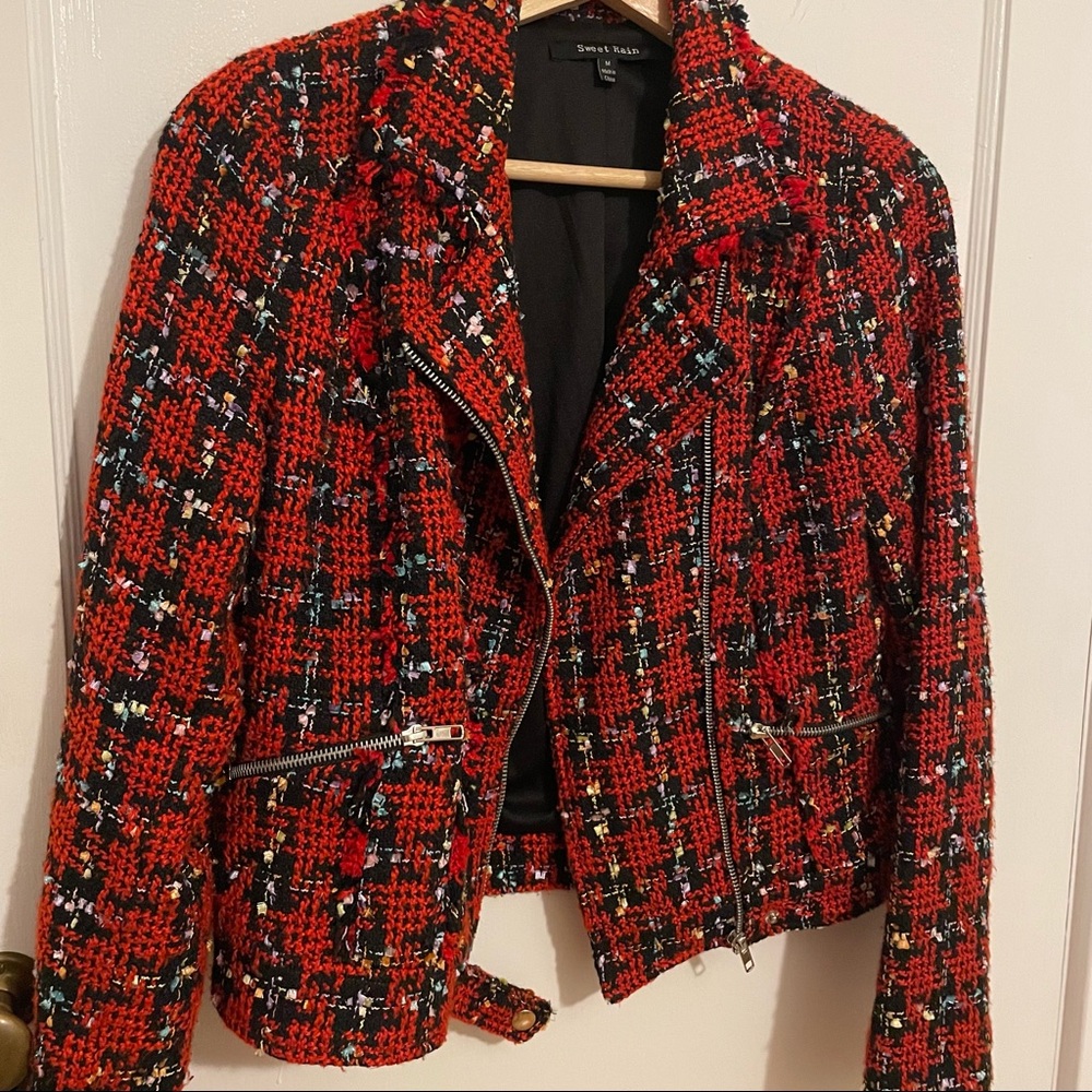Tweed Moto jacket
